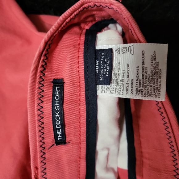 MENS NAUTICA PINK DOCK SHORTS SIZE 38 EXCELLENT CONDITION - Picture 5 of 6